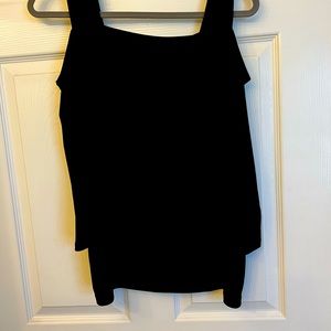 Chico off the shoulder black top size 2